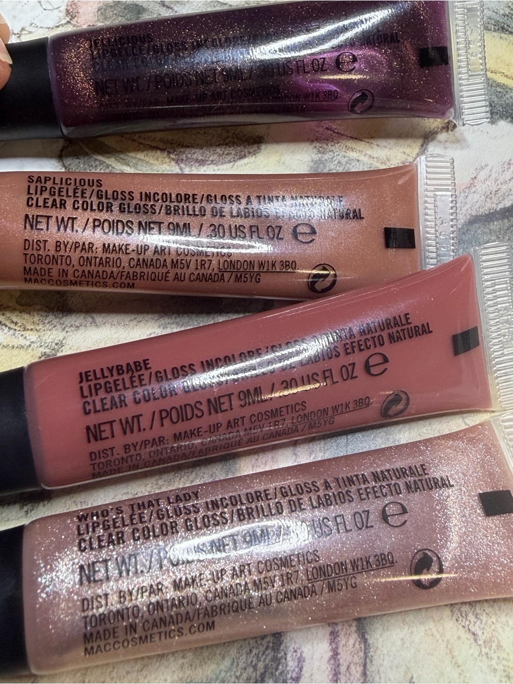 MAC COSMETICS LOT OF 4 LIPGELEES Bundle Reserved for Olechkanova ONLY! - Picture 5 of 5